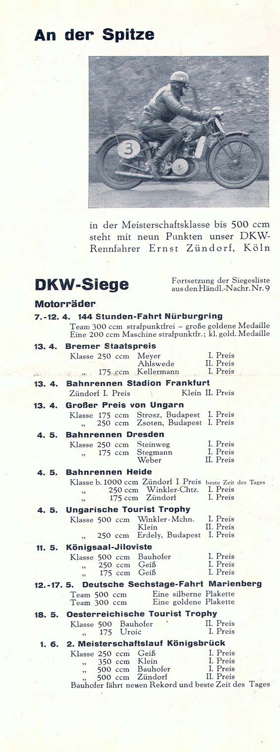 DKW-Siege